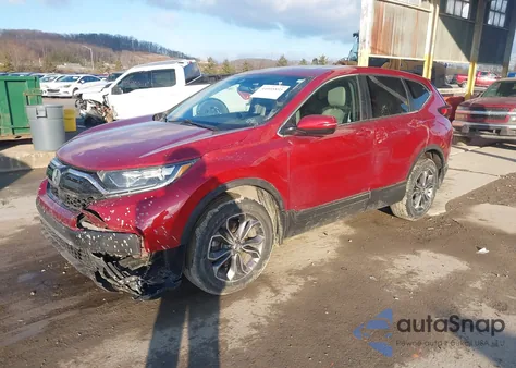 2021 Honda Cr-V Awd Ex-L z USA, uszkodzony, nr VIN 5J6RW2H87ML024516